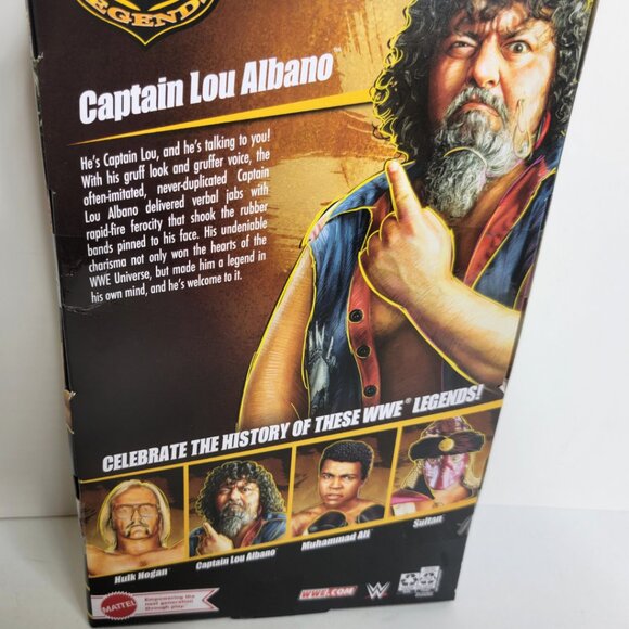 WWE Elite Legends Series 22 Captain Lou Albano Action Figure New In Box - NIB - Picture 6 of 9
